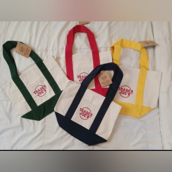 NWT Trader Joe's Mini Tote Set of 4 - Picture 1 of 9